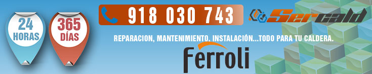 Servicio Técnico Ferroli urgente en alpedrete