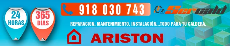 mantenimiento y reparacion de calderas Ariston en Leganes