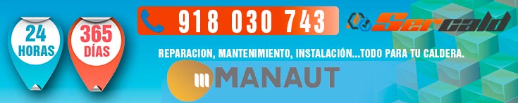 mantenimiento y reparacion de calderas Manaut Getafe