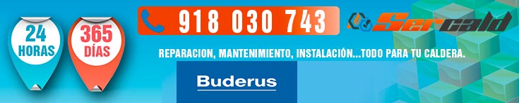 Reparación de calderas Buderus en Madrid.