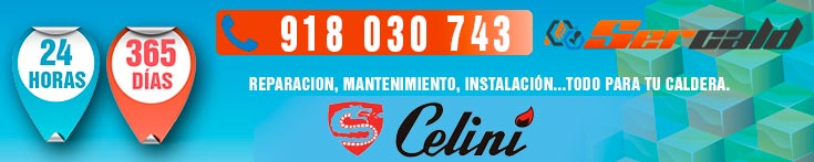 reparacion de calderas Celini en Madrid