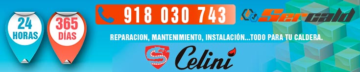 reparacion de calderas Celini en Madrid
