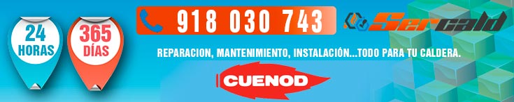 reparación de quemadores Cuenod en Madrid