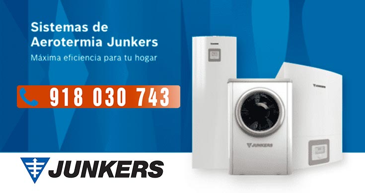 servicio técnico aerotermia Junkers en Getafe